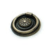 Ring Pull Handle, Antique Brass, 40mm
