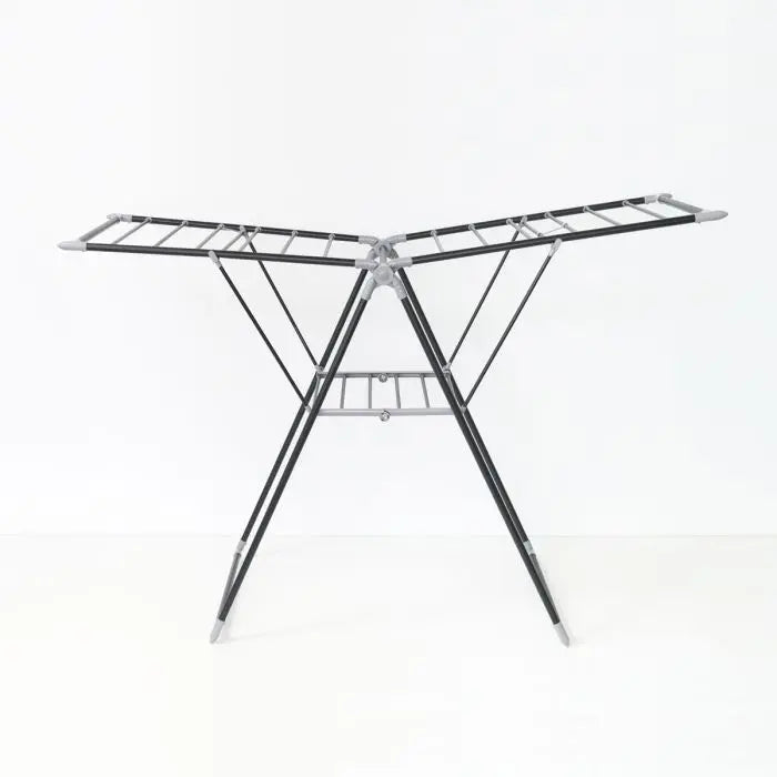 Clothes Horse, Laundry Dryer, Foldable, Black