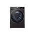 LG 21kg Black Steel Front Loader Washing Machine - F0P2CYV2E