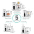 BabyWombWorld Baby Food Processor Steamer Blender and Milk Bottle Warmer