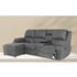 Calgan 4 piece Chaise Console Bomber Java Lounge set