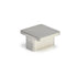 Square Knob, Brushed Satin Nickel, 38mm