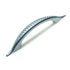 Bow Stippled Handle, Plastic, Silver, 96mm