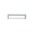 Flat Bar, Hollow, Stainless Steel, 128mm