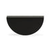 Half Moon Handle, Solid, Black, 64mm