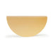 Half Moon Handle, Solid, Brushed Gold, 64mm