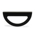 Half Moon Handle, Hollow, Black, 64mm