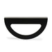 Half Moon Handle, Hollow, Black, 64mm