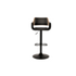Walnut PU Black Wood Bar Stool - JY3060X-L