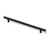 Steel Barrel Handle, Knurled, Black, 192mm