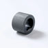 Knob, Knurled, Aluminium, Pearl Grey, 35mm