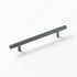 Steel Barrel Handle, Knurled, Pearl Grey, 128mm