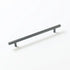 Steel Barrel Handle, Knurled, Pearl Grey, 192mm