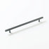 Steel Barrel Handle, Knurled, Pearl Grey, 224mm