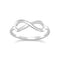 "I Am Infinite!" Polished Infinity Ring