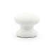 Porcelain Knob, White, 32mm