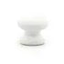 Porcelain Knob, White, 32mm