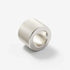 Knob, Knurled, Aluminium, Brushed Satin Nickel, 35mm
