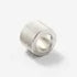 Knob, Knurled, Aluminium, Brushed Satin Nickel, 35mm