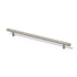 Steel Barrel Handle, Knurled, Brushed Satin Nickel, 192mm