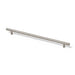 Steel Barrel Handle, Knurled, Brushed Satin Nickel, 224mm