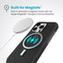 Speck Candyshell Grip MagSafe Case - Apple iPhone 16 Pro - Black & Slate Grey