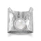 Hammered Mother of Pearl Lapel Design Ring