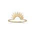 "Shine On!" 14 Karat Gold Plated Sunburst Ring