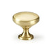Knob, Brushed Brass, 30mm