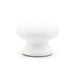 Porcelain Knob, White, 45mm