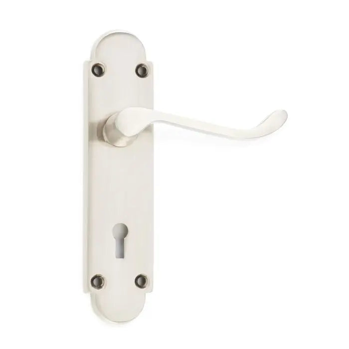 Seaton On Plate, Brushed Satin Nickel, 150mm