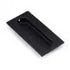 Flush Pull, Square, Black, 102mm x 51mm