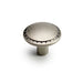 Ribbed Knob, Antique Pewter, 30mm