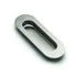 Flush Pull, Round, Stainless Steel, 120mm x 40mm