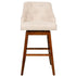 Button Swivel Cream Bar Stool - NFK010BG 30"