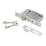 Yale 3 Lever Lock Body, Chrome Plated