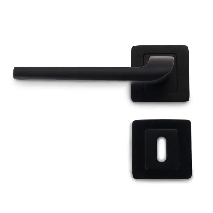 Siena On Square Rose, Matt Black