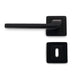 Siena On Square Rose, Matt Black