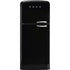 Smeg 520L Black Free Standing Top Mount Refrigerator - FAB50LBL5