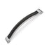 Kida Handle, Black, Chrome Plated, 160mm