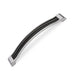 Kida Handle, Black, Chrome Plated, 160mm