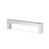 Square Handle, Hollow, Stainless Steel, 128mm