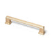 Elland Handle, Brushed Gold, 128mm