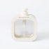 Soap Dispenser, Plastic, White/Clear