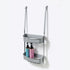 Hanging Shower Caddy, Light Grey Plastic