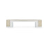 Glanford Handle, Chrome Plated/Brushed Satin Nickel, 96mm