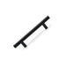 Hollow Stainless Steel Barrel Handle, Matt Black, 96mm