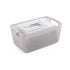 Mesh Storage Basket, Plastic, Large, White, 365mm x 220mm x 160mm