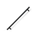 Hollow Stainless Steel Barrel Handle, Matt Black, 256mm