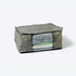 Storage Bag, Non-Woven, Zipped, Grey, 600mm x 450mm x 300mm